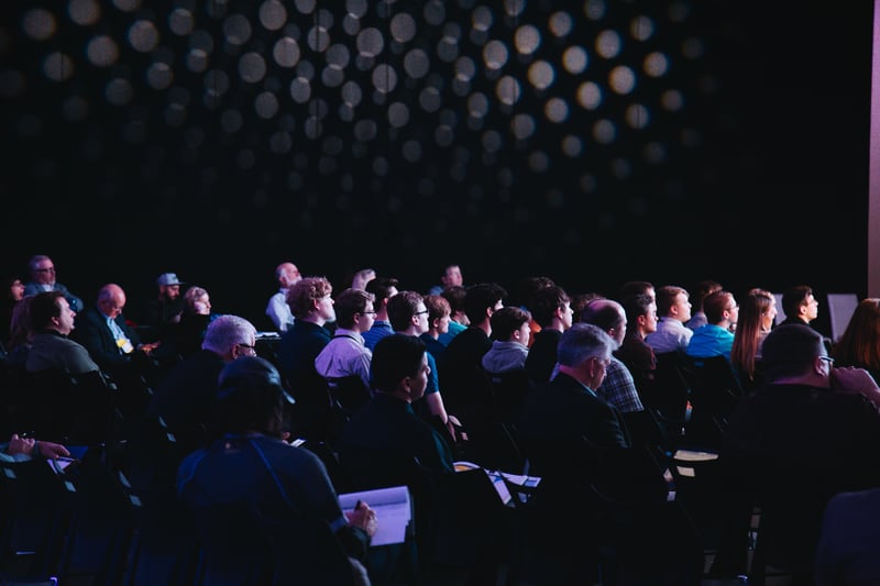 people at conference
